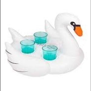 Brand New Swan Inflatable Drink Holder